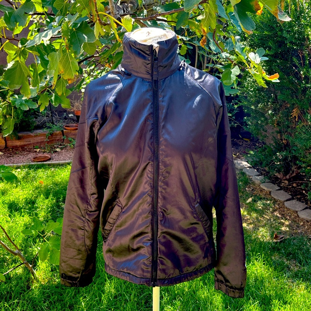 Columbia Y2k Women's Lightweight Funnel Neck Jacket Black Size M